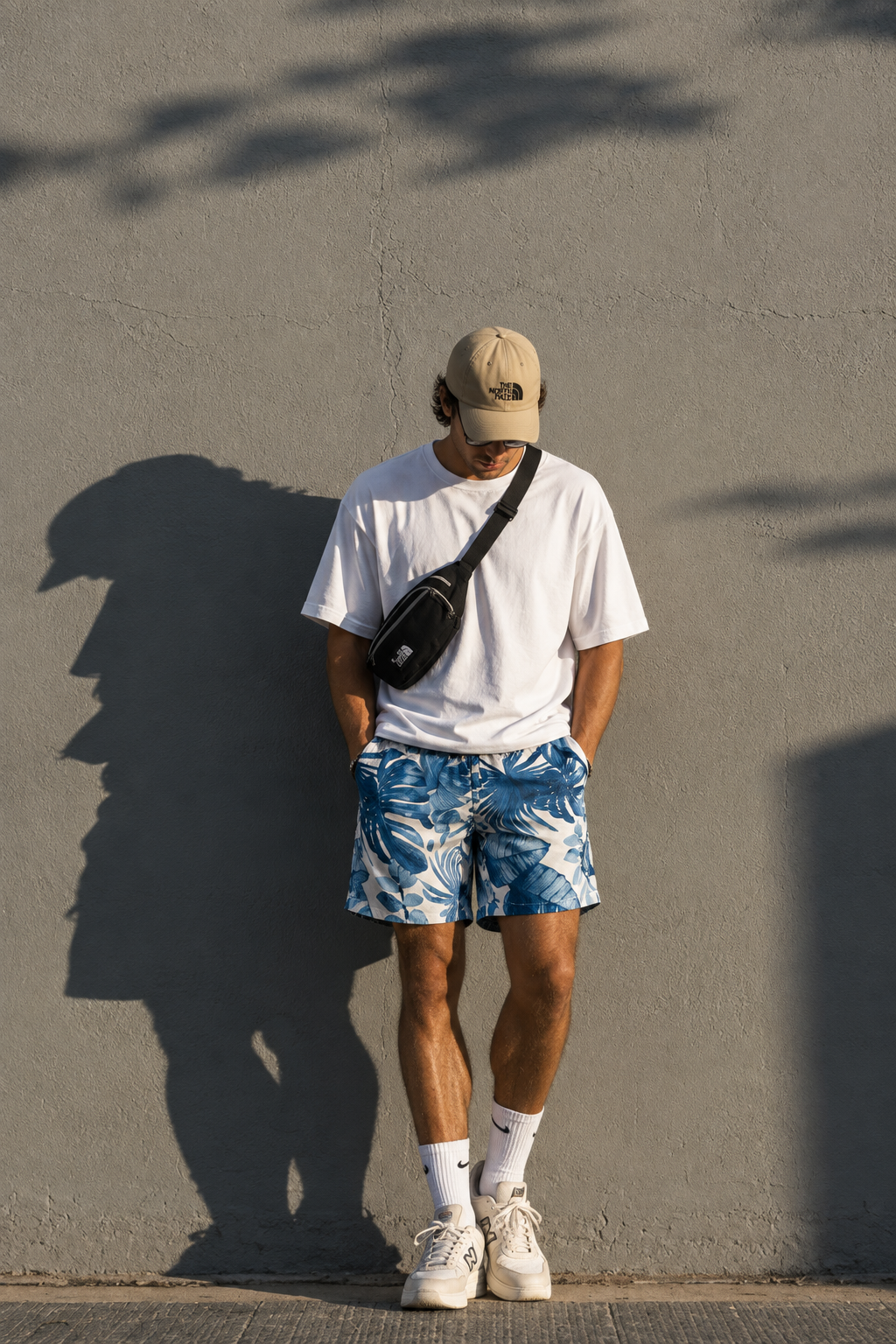 Blue shorts streetwear image