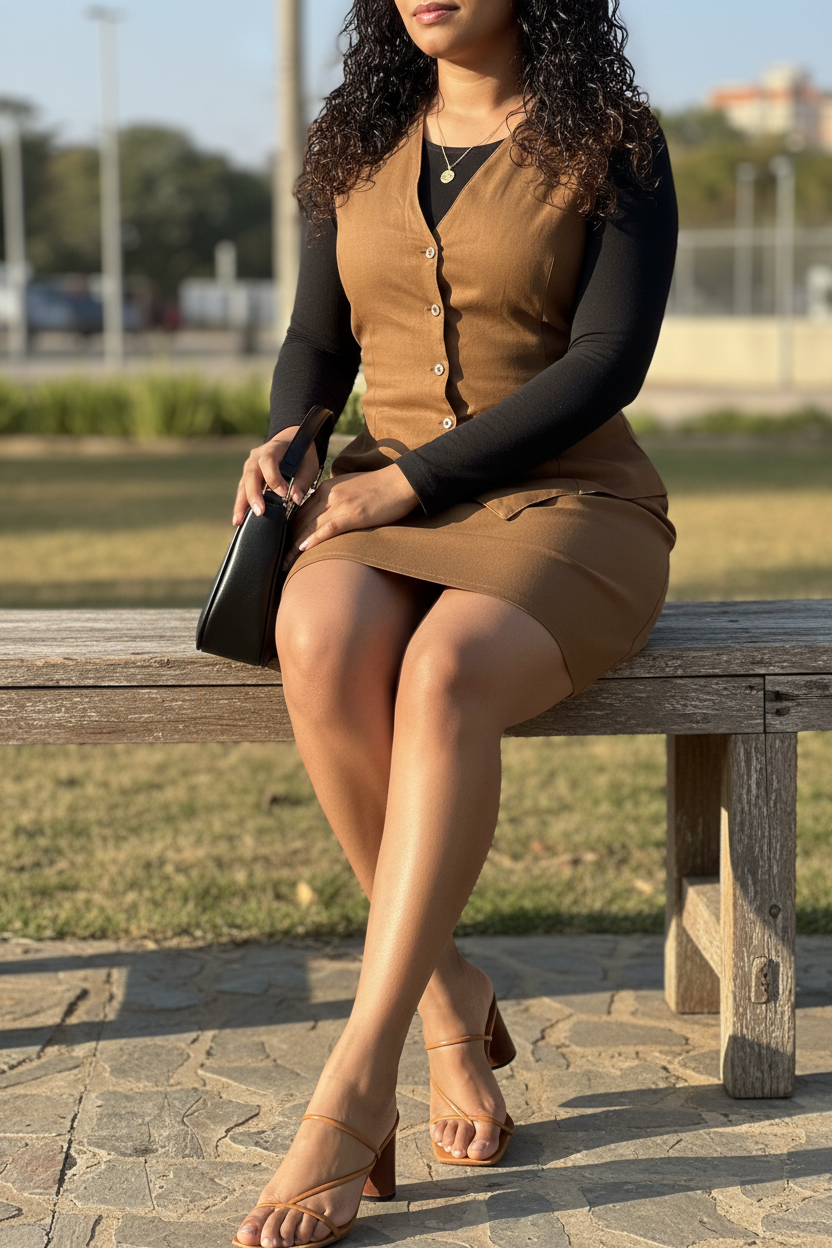 Brown Coord Bench