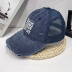 Jesus Saved My Life Vintage Cap