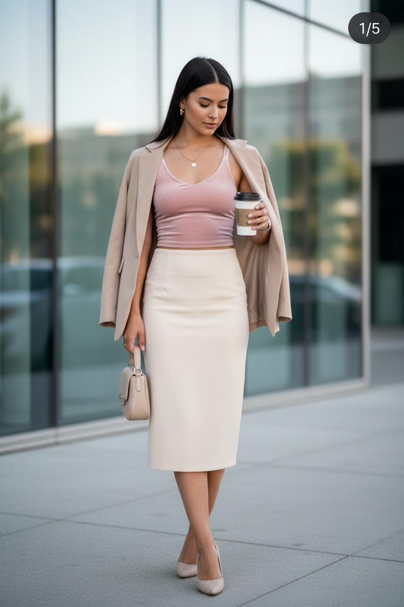 Cherry Blossom Work Fit