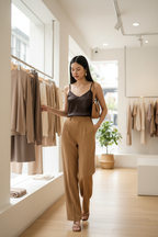 Chocolate - Camel Trousers