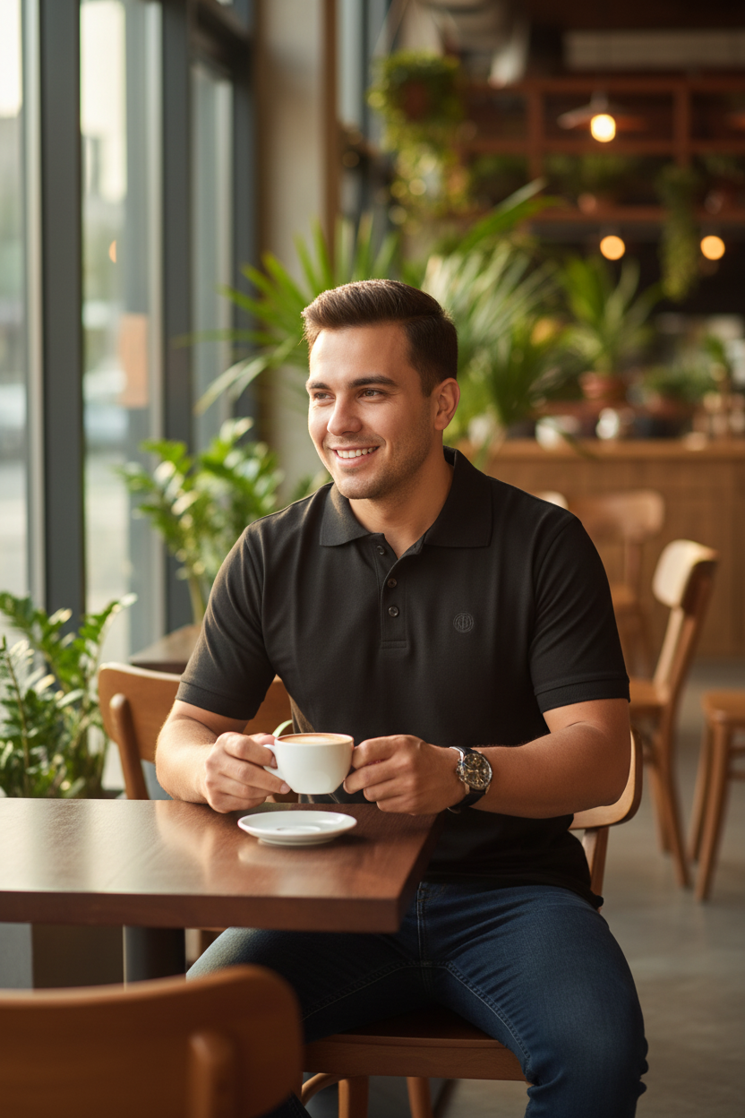 Coffee at cafe