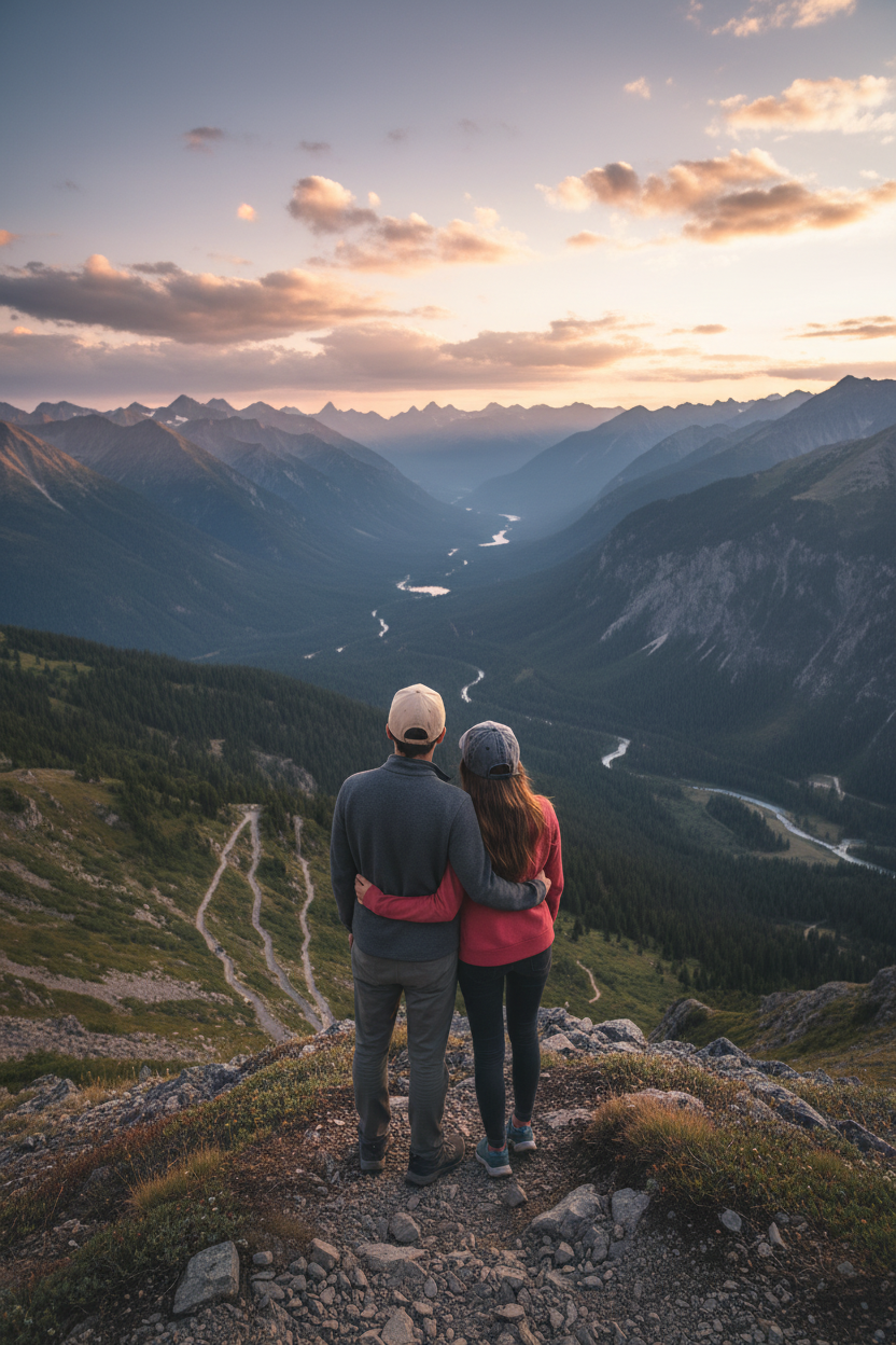 Couple at Summit