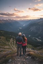 Couple at Summit