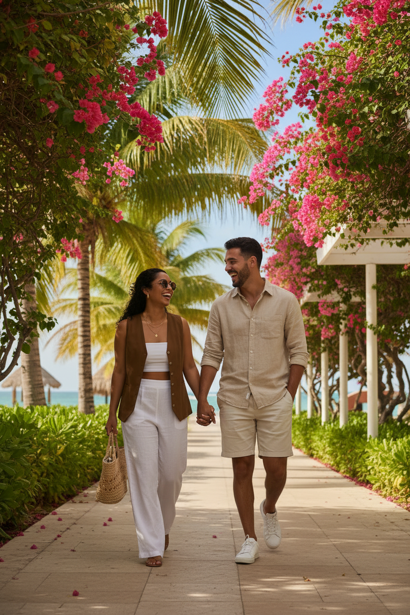 Couple Resort Walk