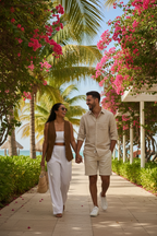 Couple Resort Walk