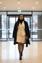 Cream Co-ord - Office Winter Look
