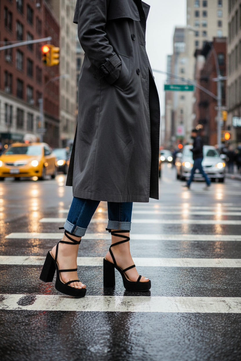 Crosswalk Wait