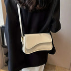 Minimalist Curved Shoulder Bag