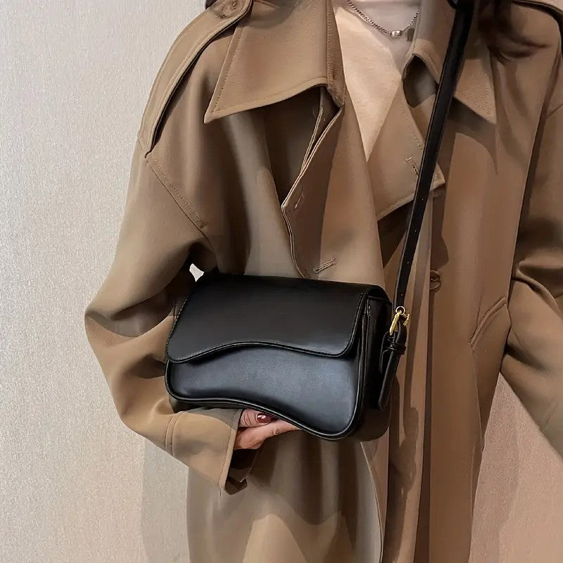 Minimalist Curved Shoulder Bag