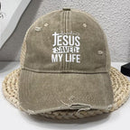 Jesus Saved My Life Vintage Cap