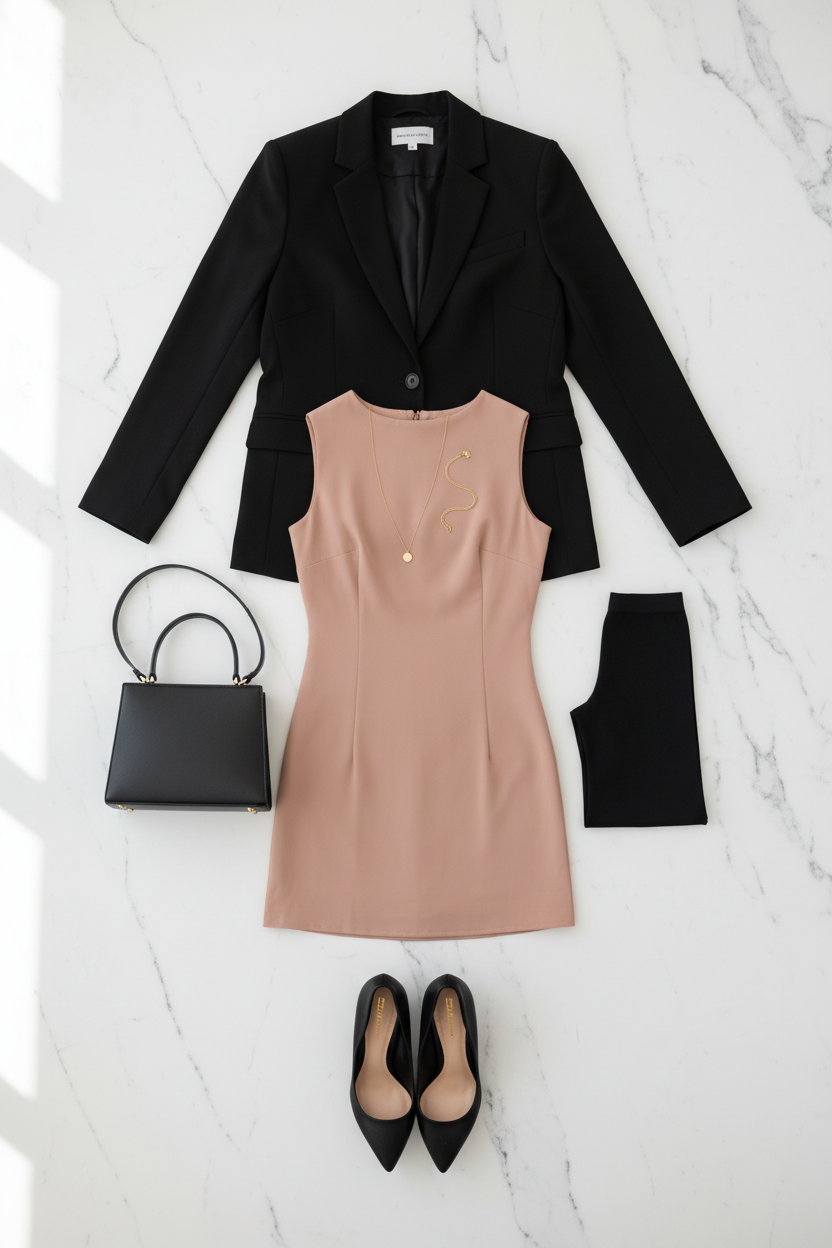 Flat Lay Blazer Rose