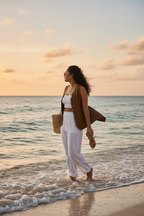 Golden Hour Ocean Look