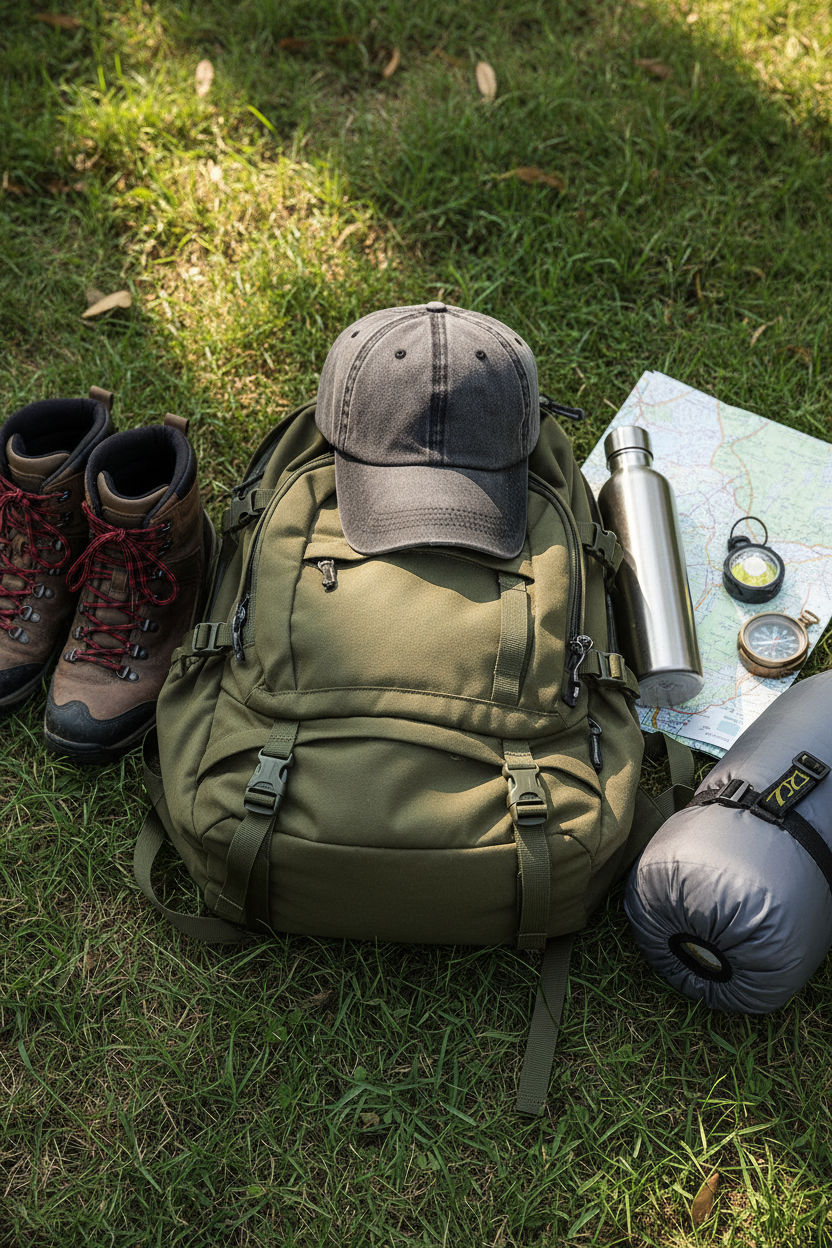 Grey Cap Hiking Gear