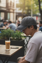 Grey Cap Side View