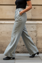 Grey Pinstripe Motion Blur