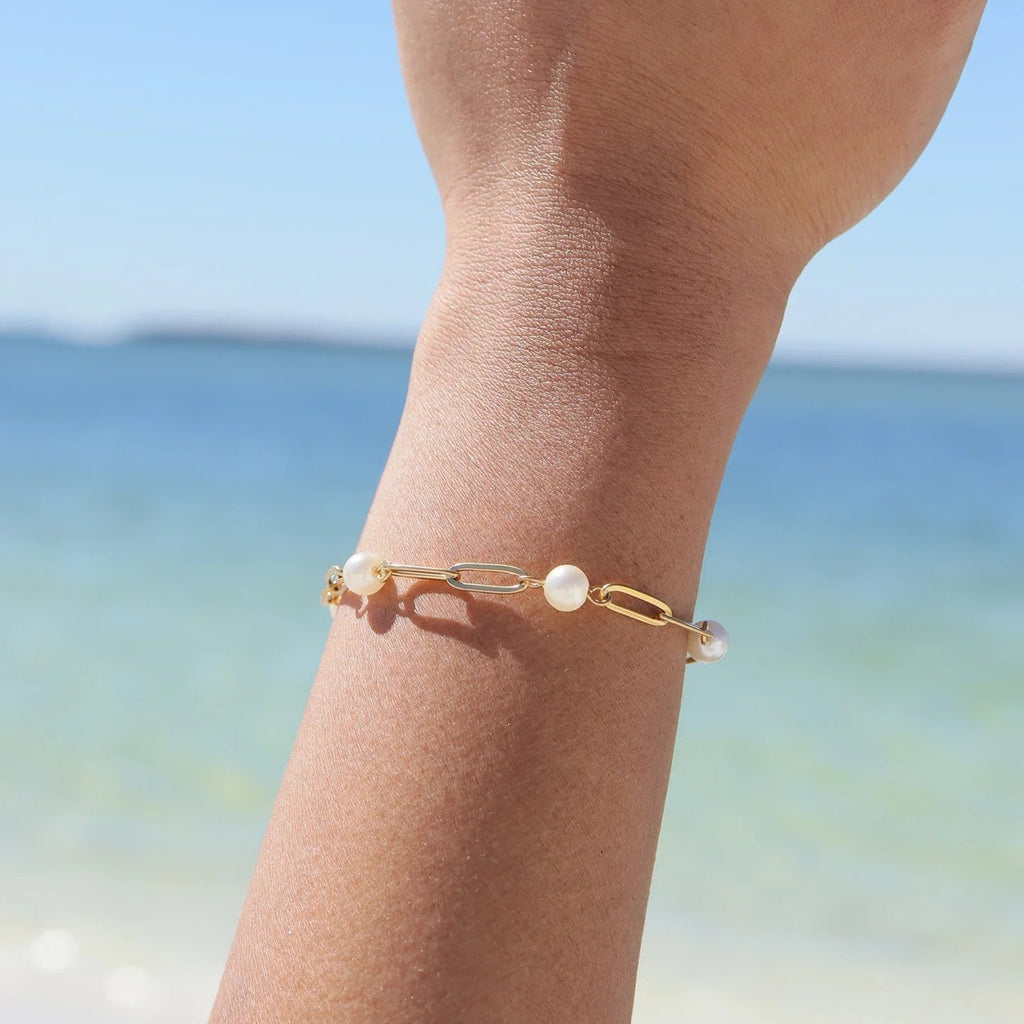 Pearly Chain Bracelet