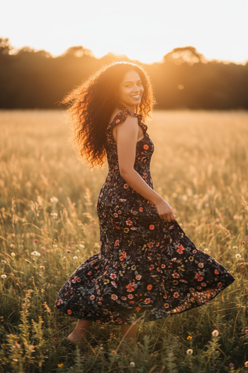 Midnight Blooms sunset motion image