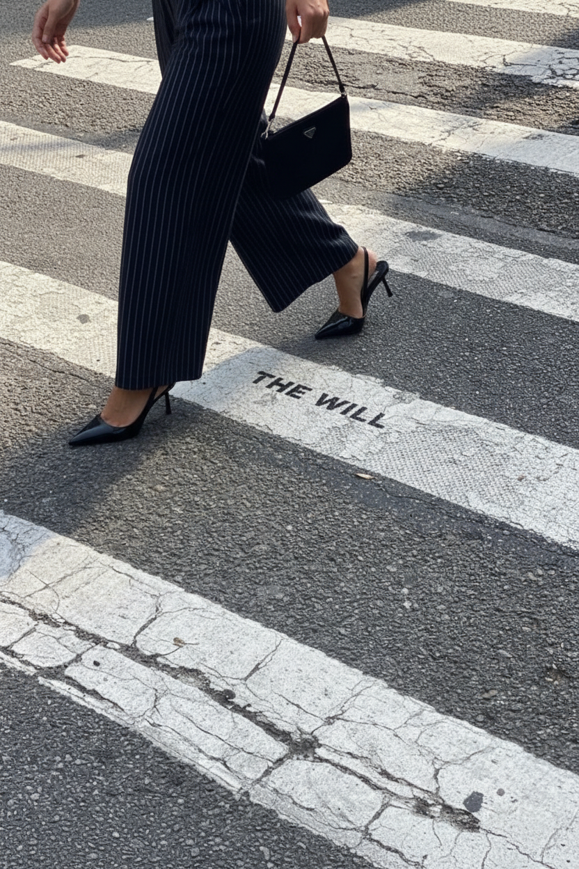 Navy - Zebra Crossing