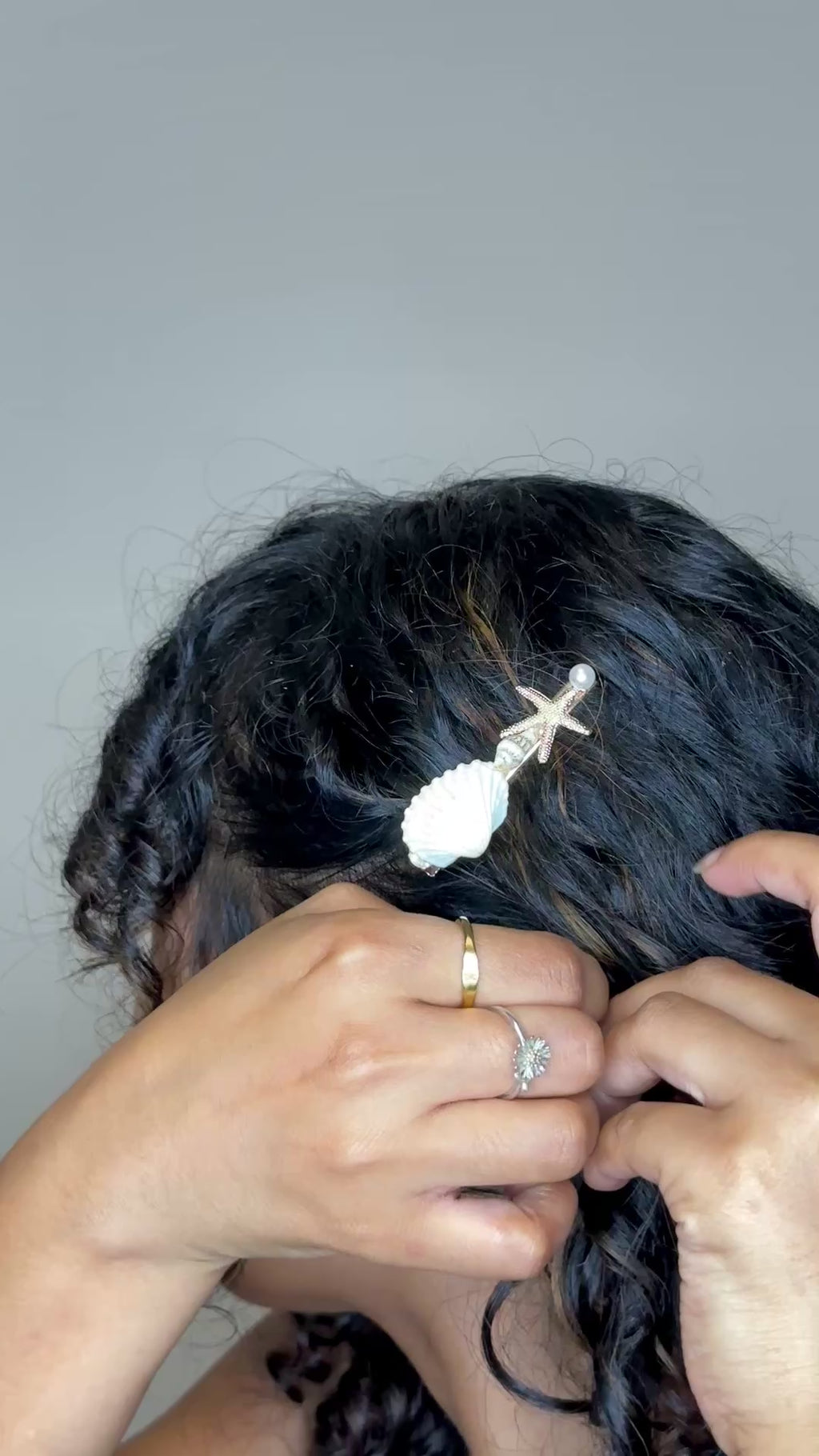 Sea Shell Hairpin Set