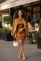 Rust Camel Blazer