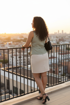 Sage Buttoned Rooftop