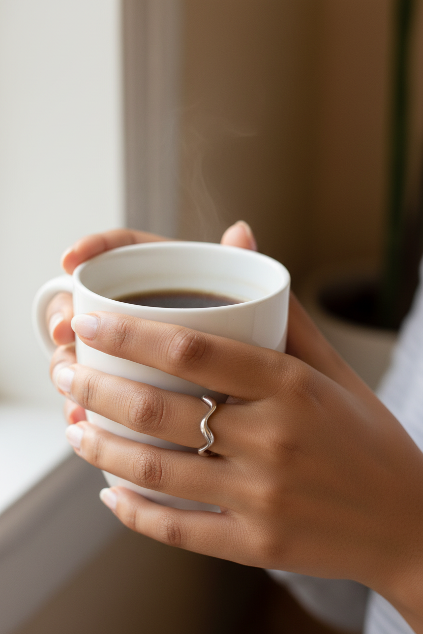 Silver Ring Mug