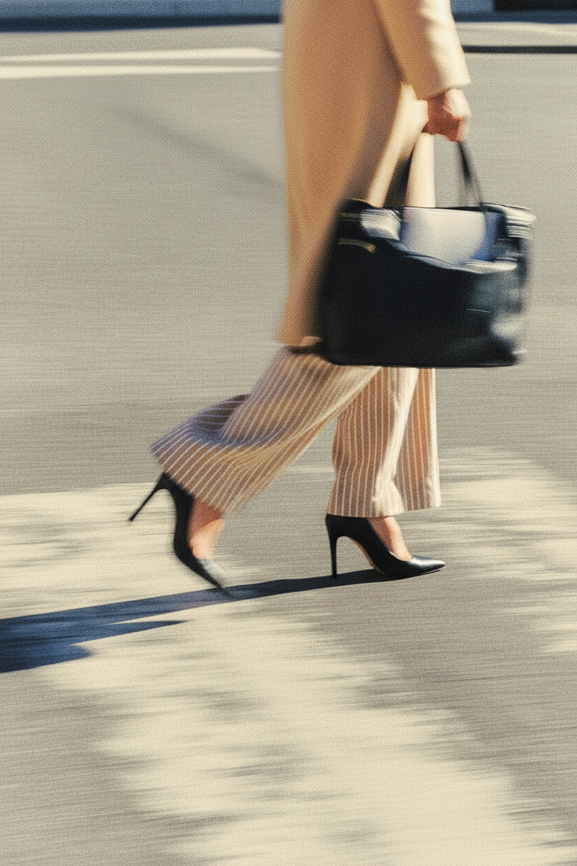Taupe - Stiletto Blur