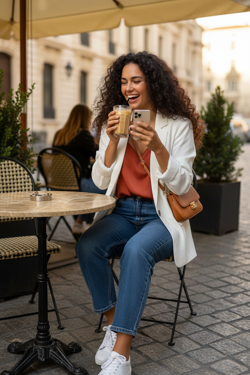 Terracotta - Blazer & Jeans