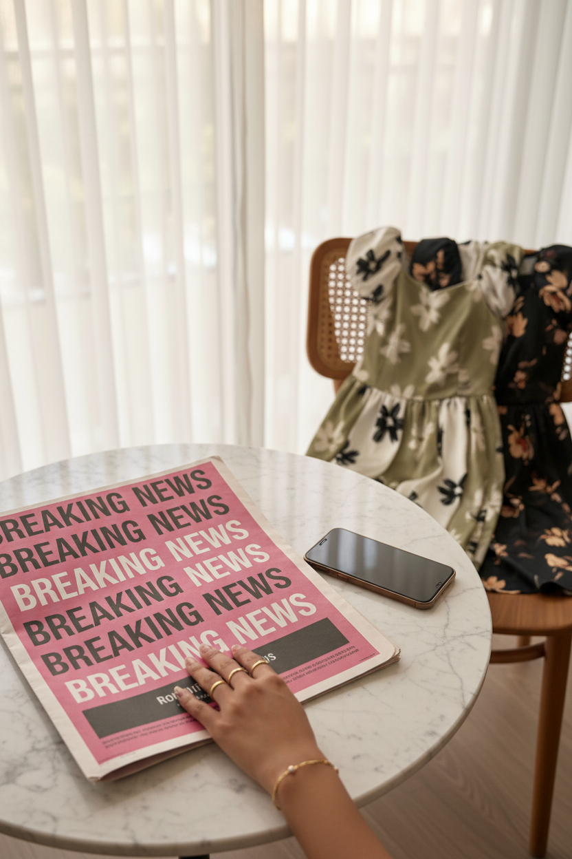 The Will - Breaking News Café Table