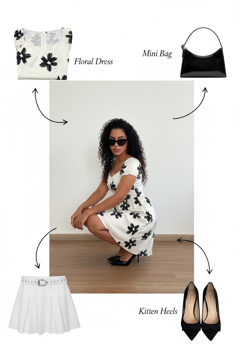 White & Black - Editorial Collage