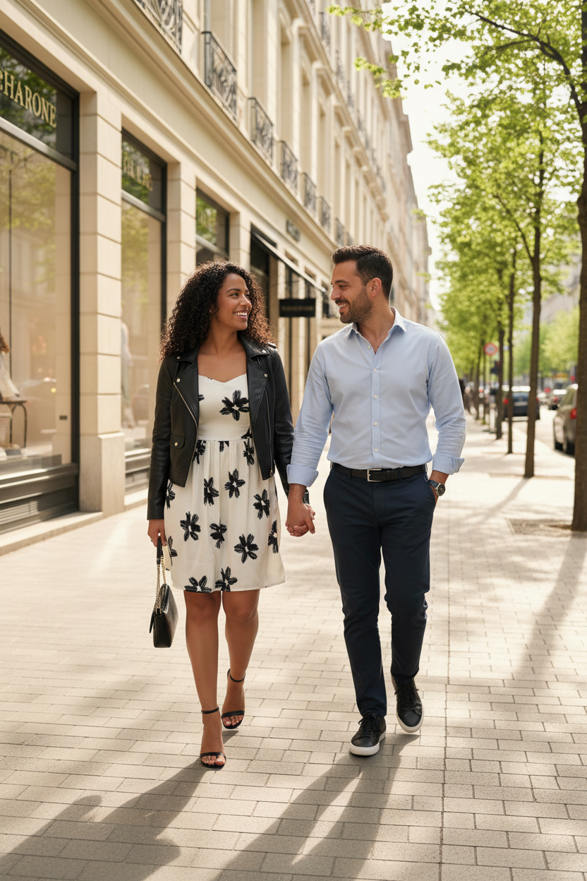 White & Black - Husband City Walk