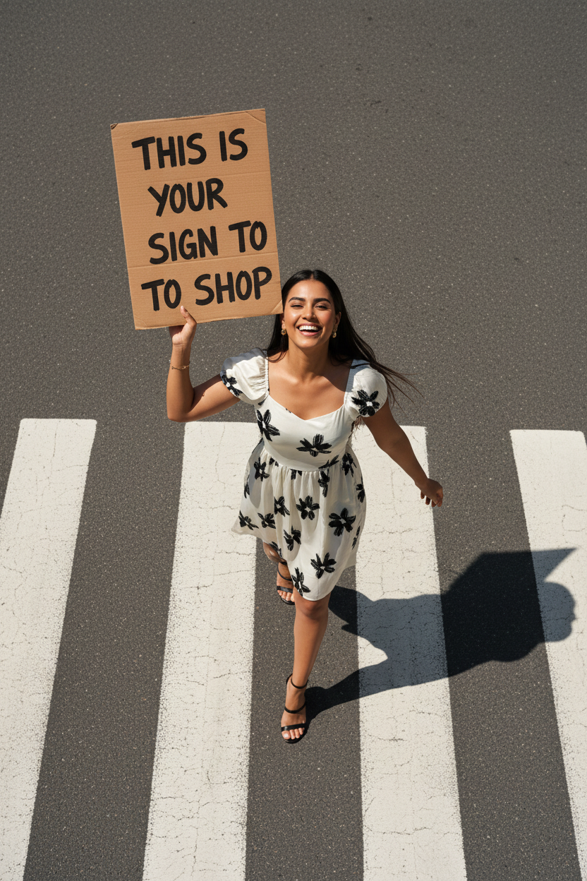 White & Black - Smiling Crosswalk