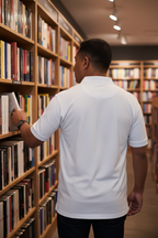 White Polo Back Bookstore