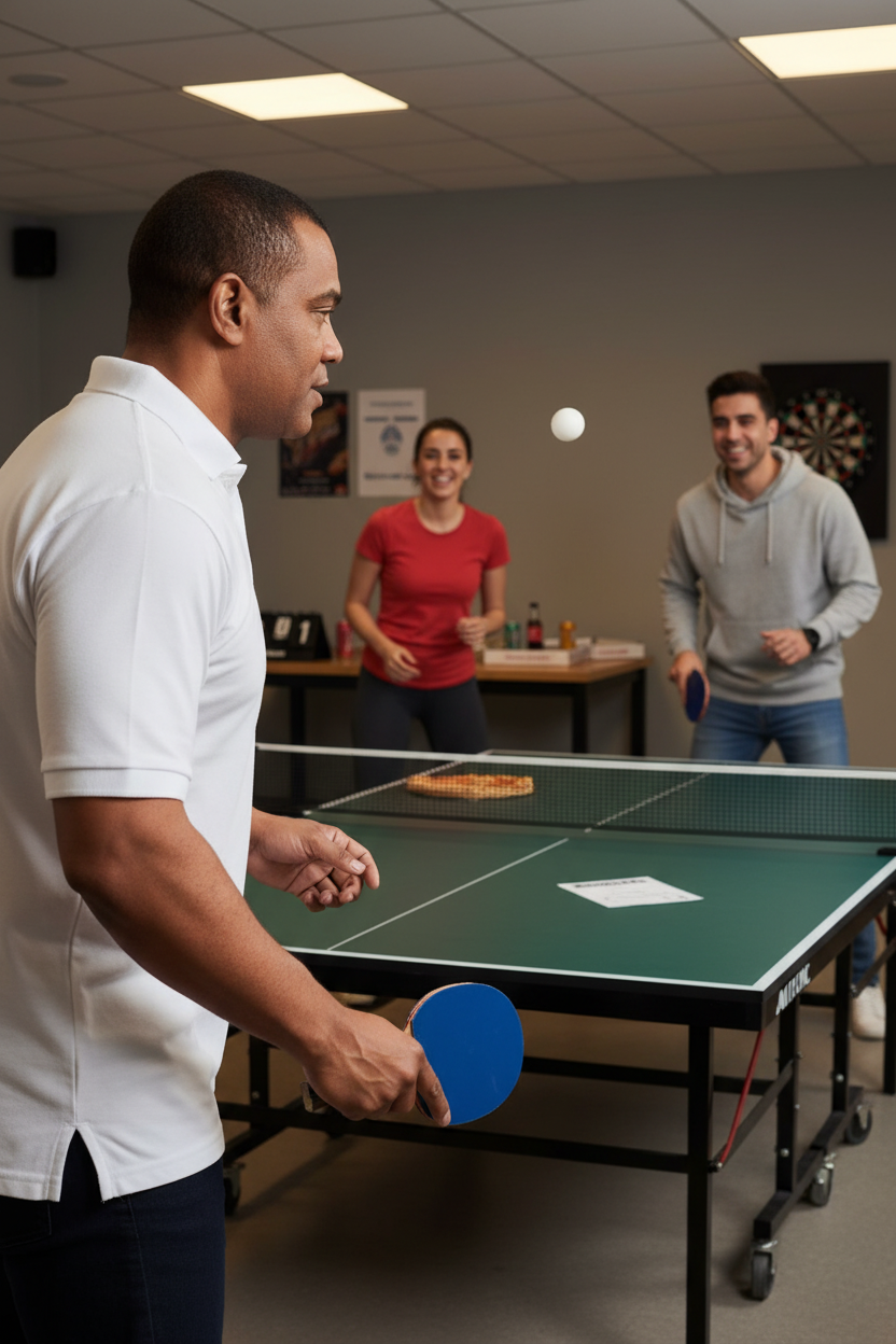 White Polo Ping Pong