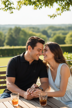 With girlfriend